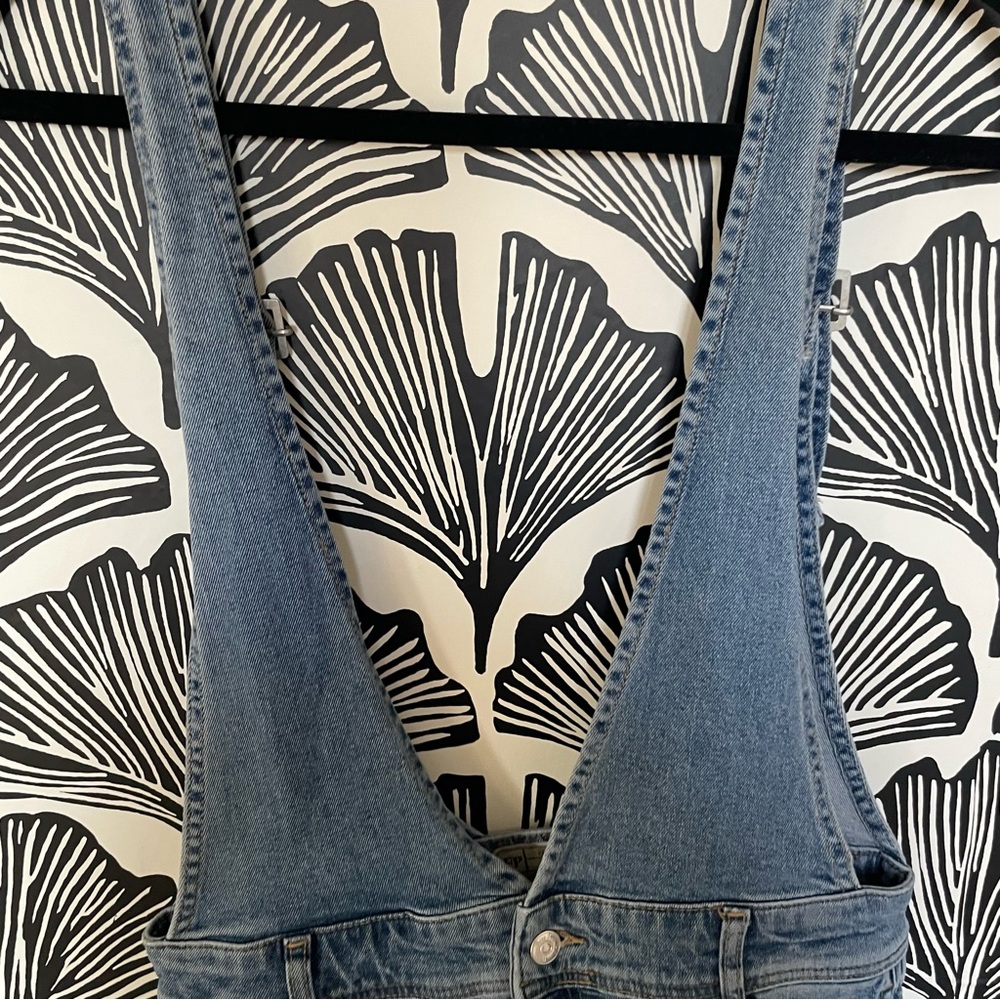 Free People A-Line Denim Overalls - Picture 7 of 8